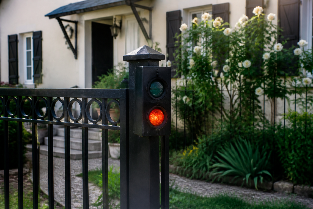 etiquette du vert au rouge pour habitation