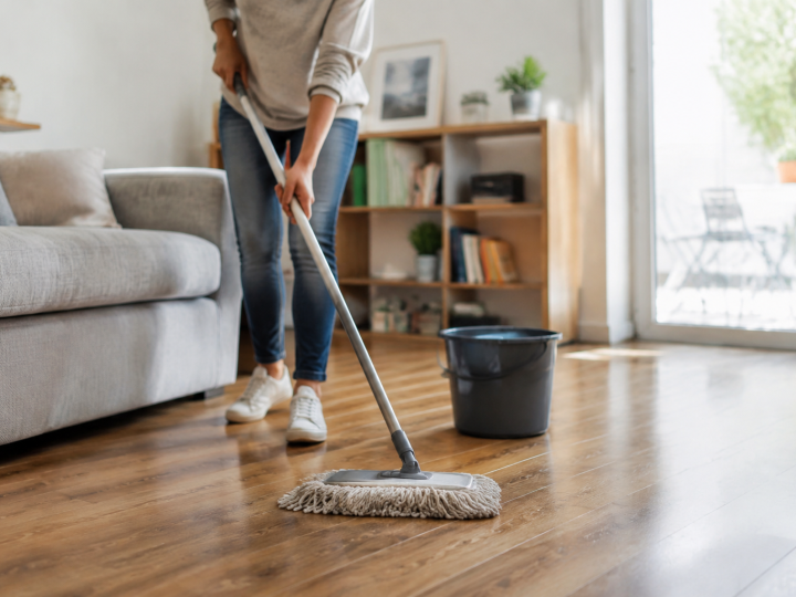 Quelle astuce de grand-mère pour nettoyer un parquet et enlever ses taches ?