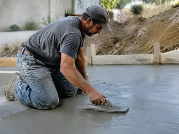 Comment faire du béton ciré au sol : étapes, produits et finitions